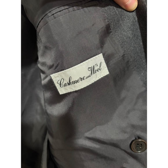 Cerruti 1881 Cashmere Wool Double Breasted Blazer 46 IT Pinstripe Italy - Picture 4 of 9